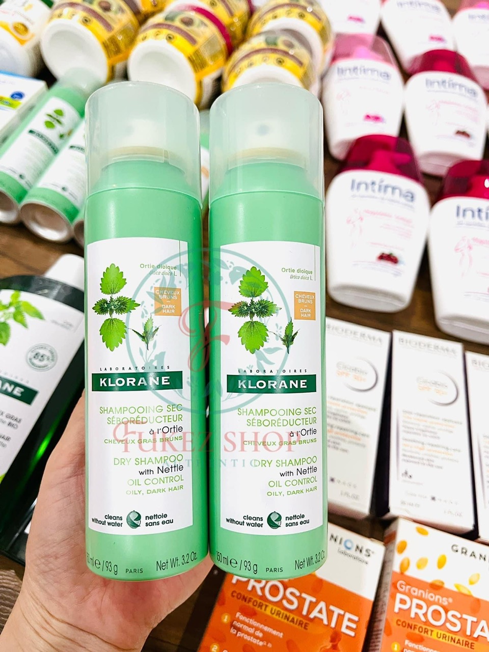 Dầu gội khô dành cho tóc dầu Klorane 150ml - Bill mua tại Pháp