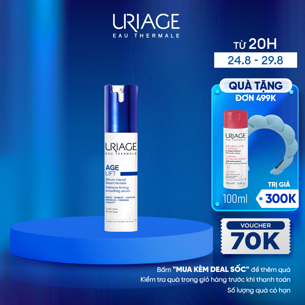 Serum ngăn ngừa lão hoá và ánh sáng xanh URIAGE AGE PROTECT SÉRUM INTENSIF MULTI-ACTIONS 30ml