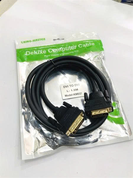Cáp dvi 2 đầu dvi 24+1 kingmaster dài 1,5m