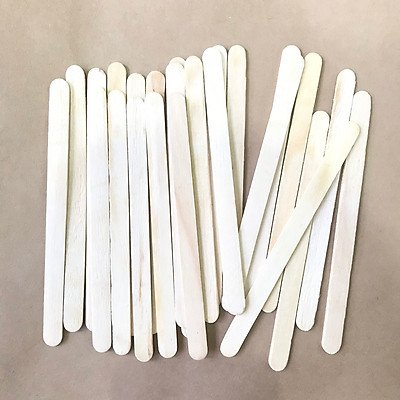 Combo 30 que gỗ dài lấy sáp - que gỗ xếp mô hình cho bé