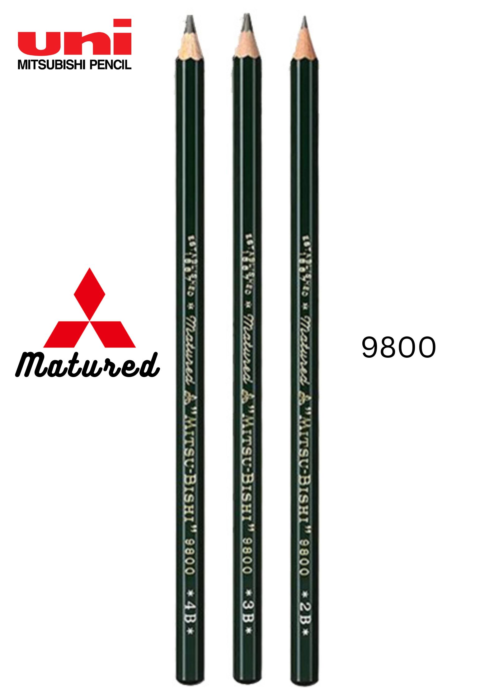 9800 uni-ball mitsubishi pencil bút chì