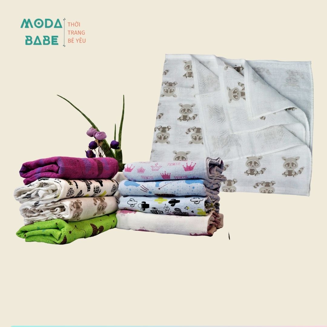 Khăn xô tắm 2 lớp pippi xuất đức kt 70x70cm