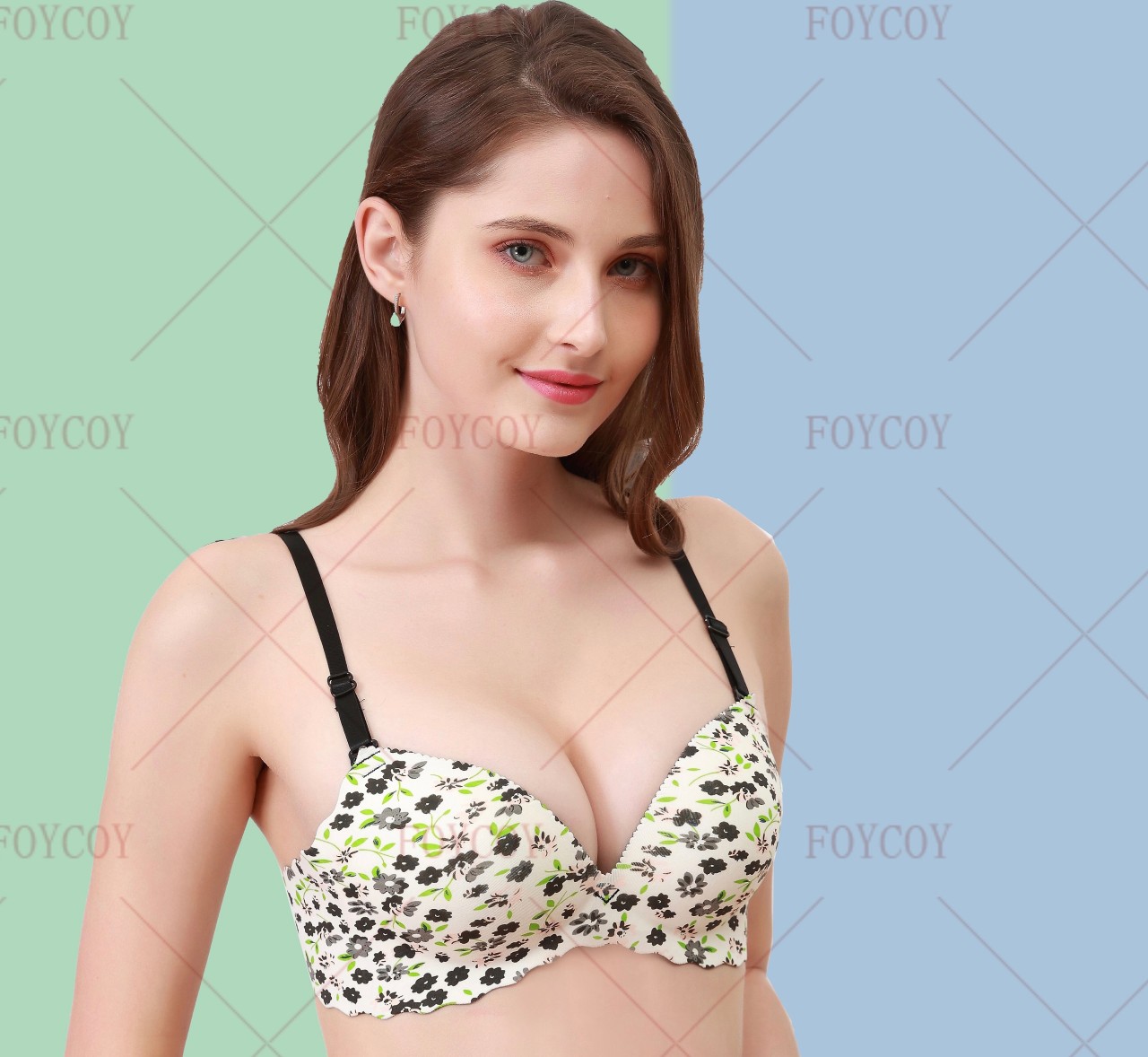 [HCM]ÁO NGỰC SU HỌA TIẾT HOA NHÍ NÂNG NGỰC BÀN TAY