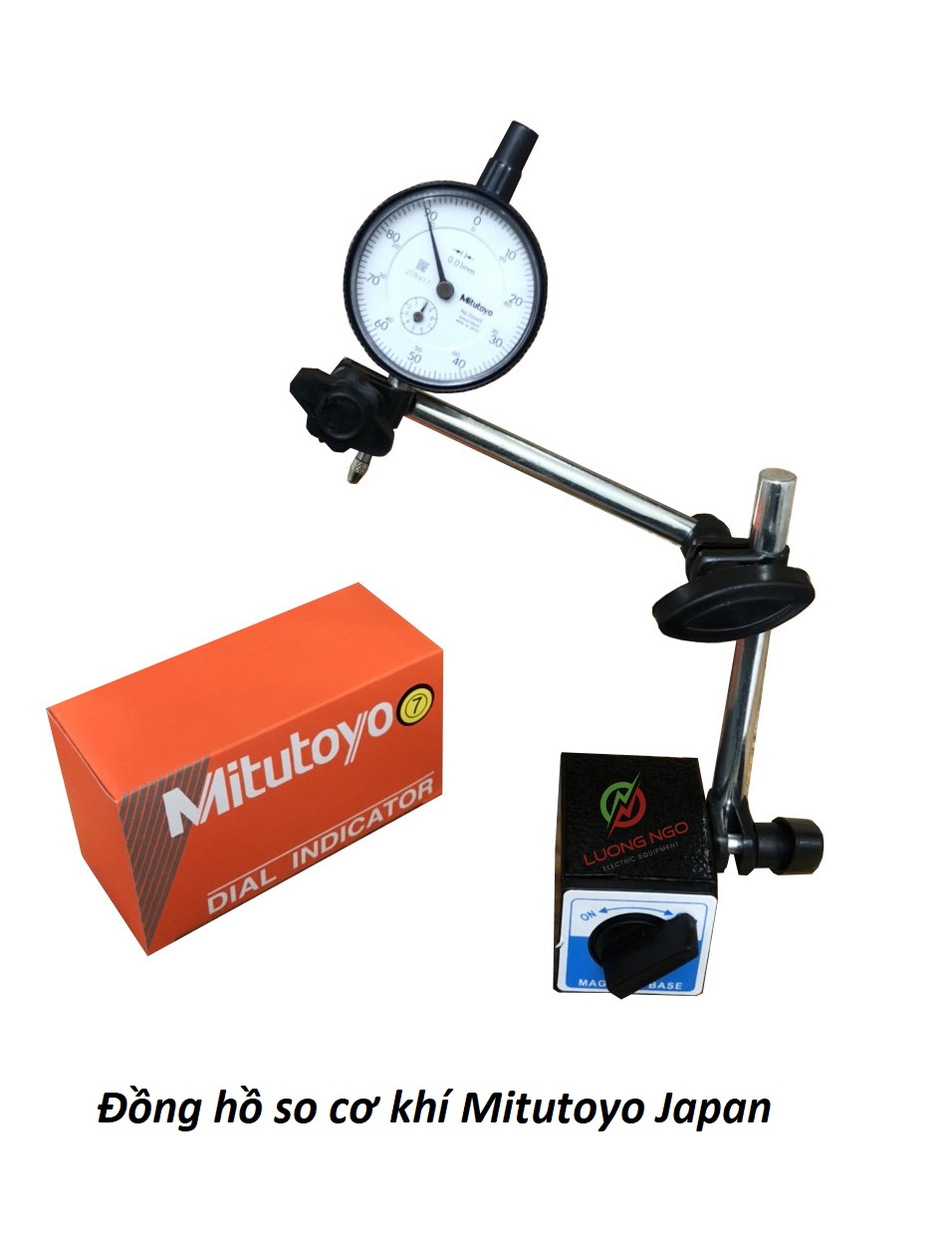 Bộ giá cân biên và đồng hồ cơ khí Mitutoyo nhật bản