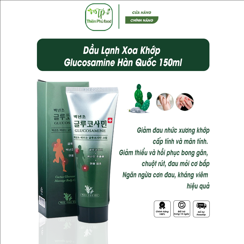 Dầu Lạnh Xoa Khớp Glucosamine Hàn Quốc 150ml