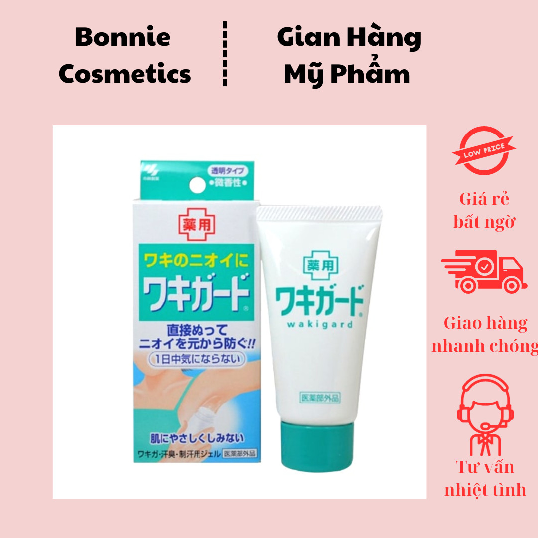 Lăn gel kobayashi khử mùi hôi vùng nách waki guard 50g nhật bản