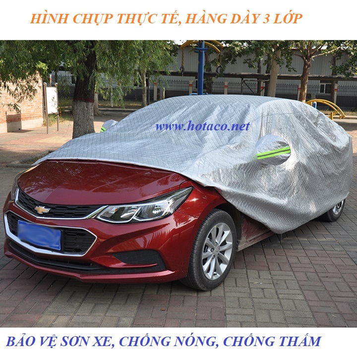 [HCM]BẠT PHỦ Ô TÔ XE ÁO TRÙM XE BẠT CHE NẮNG DÀY 3 LỚP 130g/m2 CHỐNG NÓNG  CHỐNG TIA UV CHỐNG XƯỚC-HÀNG ĐƯỢC BÁN TRÊN AMAZON EBAY TIÊU CHUẨN CHÂU ÂU DÙNG CHO XE MAZDA 6 CAMRY
