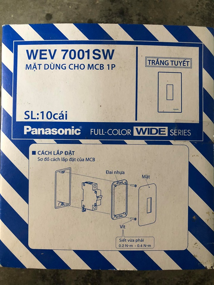Mặt át đơn Panasonic WEV7001SW(1 Cái)