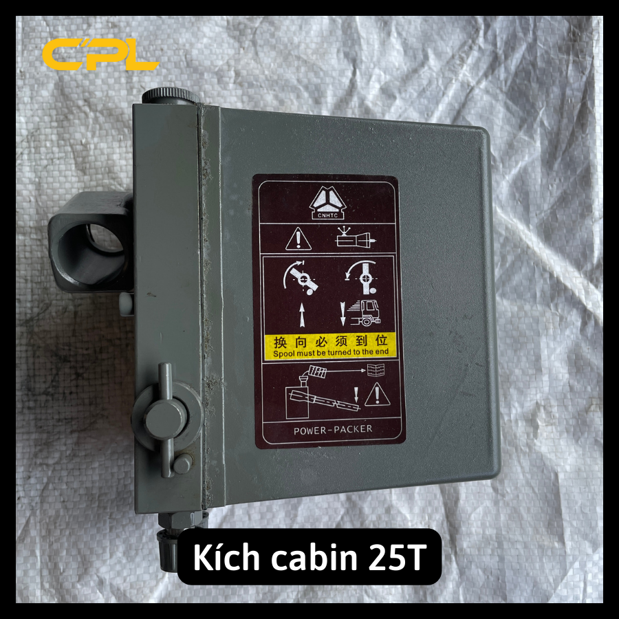 Kích cabin, bơm tay thuỷ lực xe tải 25 tấn wg9719820001, 70 tấn wg99100820025 - phụ tùng ô tô tải chính hãng