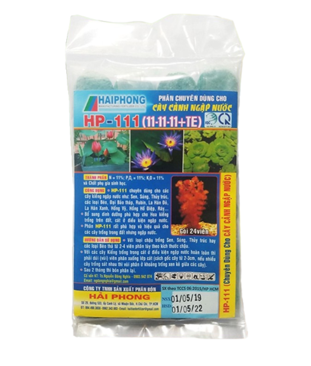 Phân bón HP-111 chuyên cho cây Thủy sinh  - Cây cảnh ngập nước - hoa Sen - hoa Súng | Phởms Market