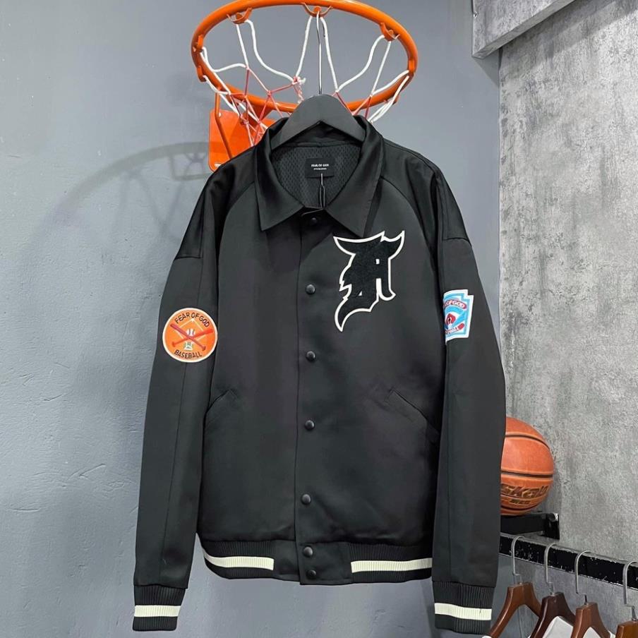 Áo Khoác Bomber fear of god Satin MANUEL Áo jacket varsity FOG Satin chất dù 2 lớp dành cho nam nữ Phan Nguyễn Store Shop