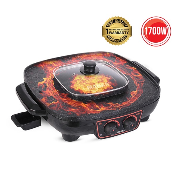 Lẩu nướng điện đa năng matika 4020