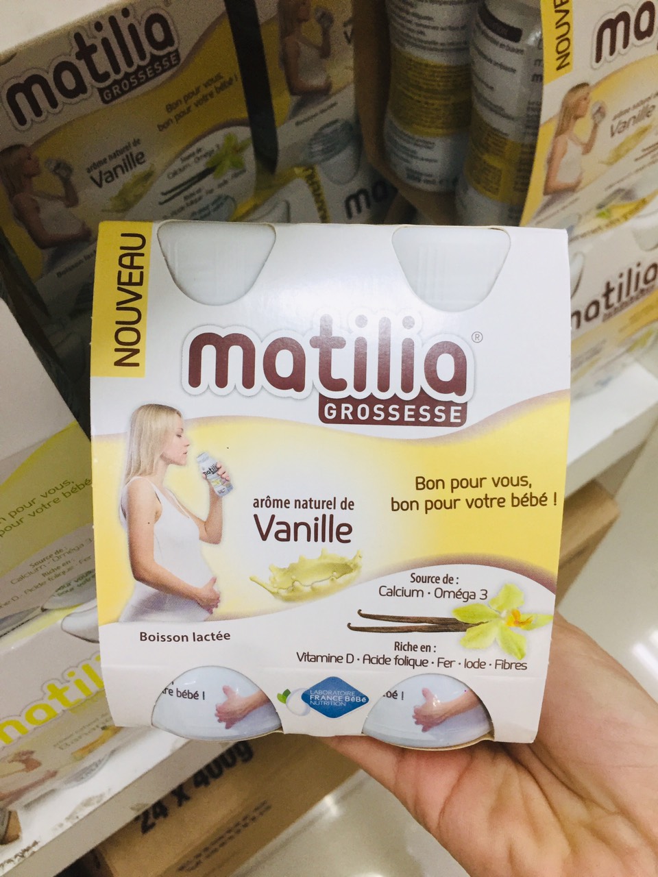 Sữa nước cho phụ nữ có thai Matilia vani date 2025