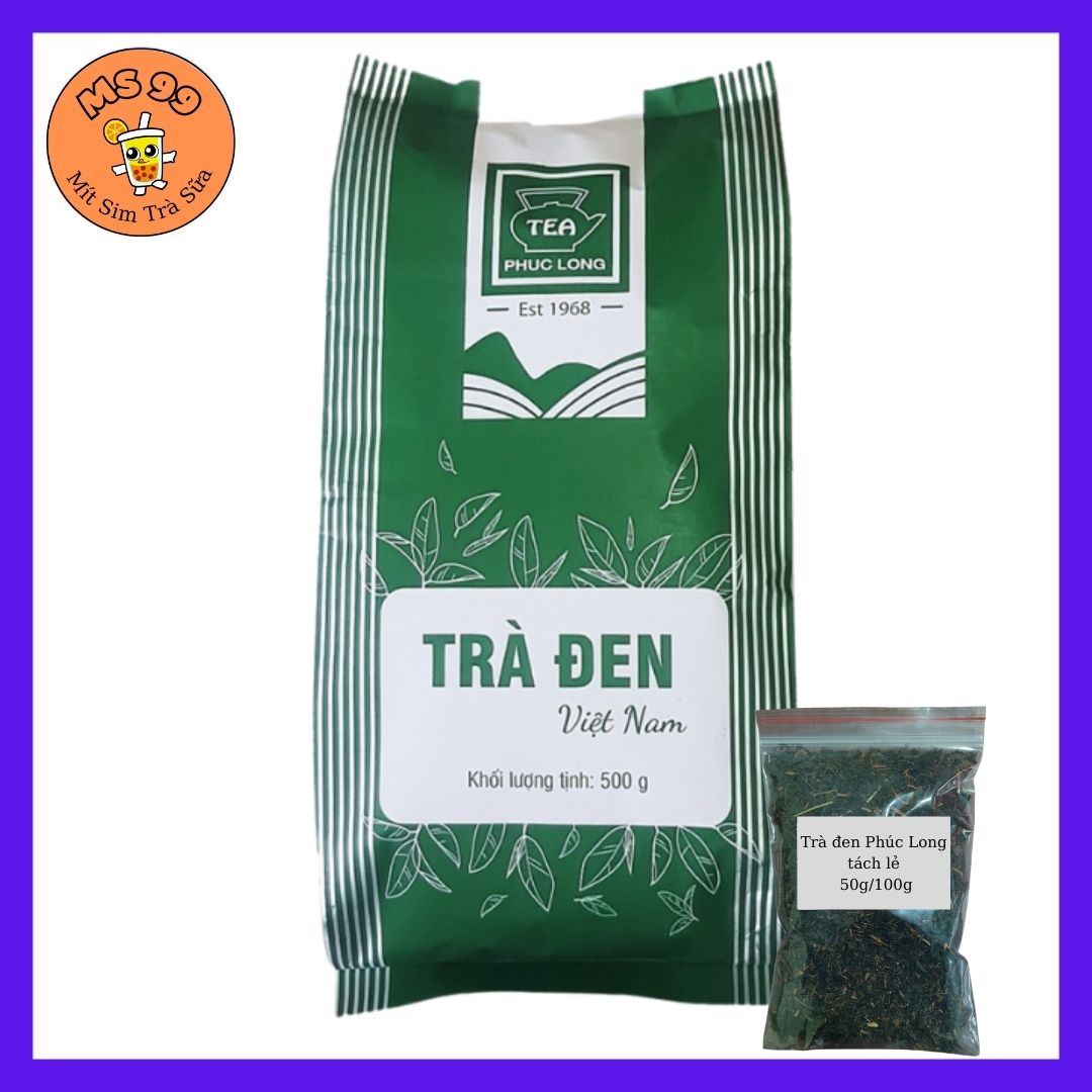 Trà đen phúc long/nguyên liệu làm trà sữa/gói tách lẻ 50g-100g-200g/MS99