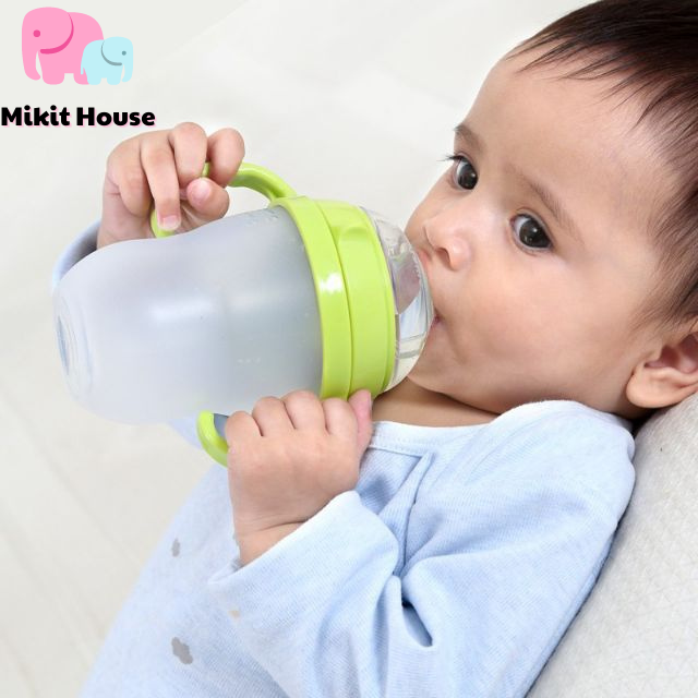 Tay cầm bình sữa - Tay cầm bình sữa Comotomo cánh thiên thần chất liệu nhựa cao cấp an toàn cho bé [Mikit-House]
