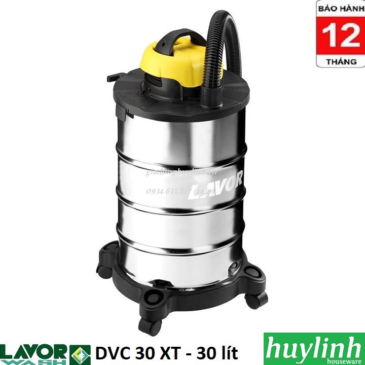 Máy hút bụi khô và ướt lavor dvc 30 xt - 30 lít