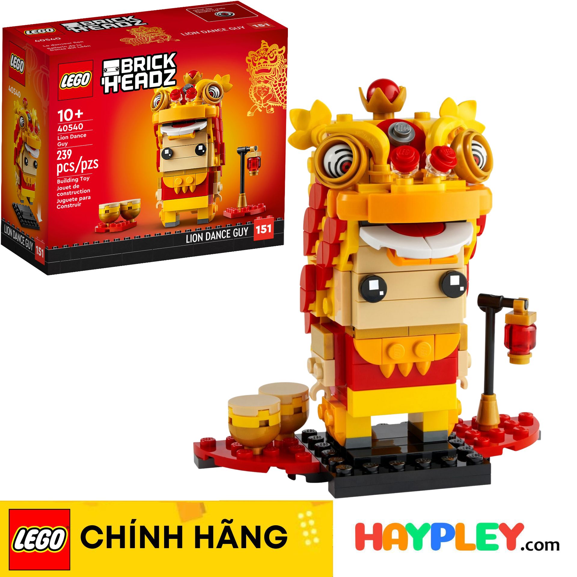 Lego brickheadz 40540 múa lân - haypley