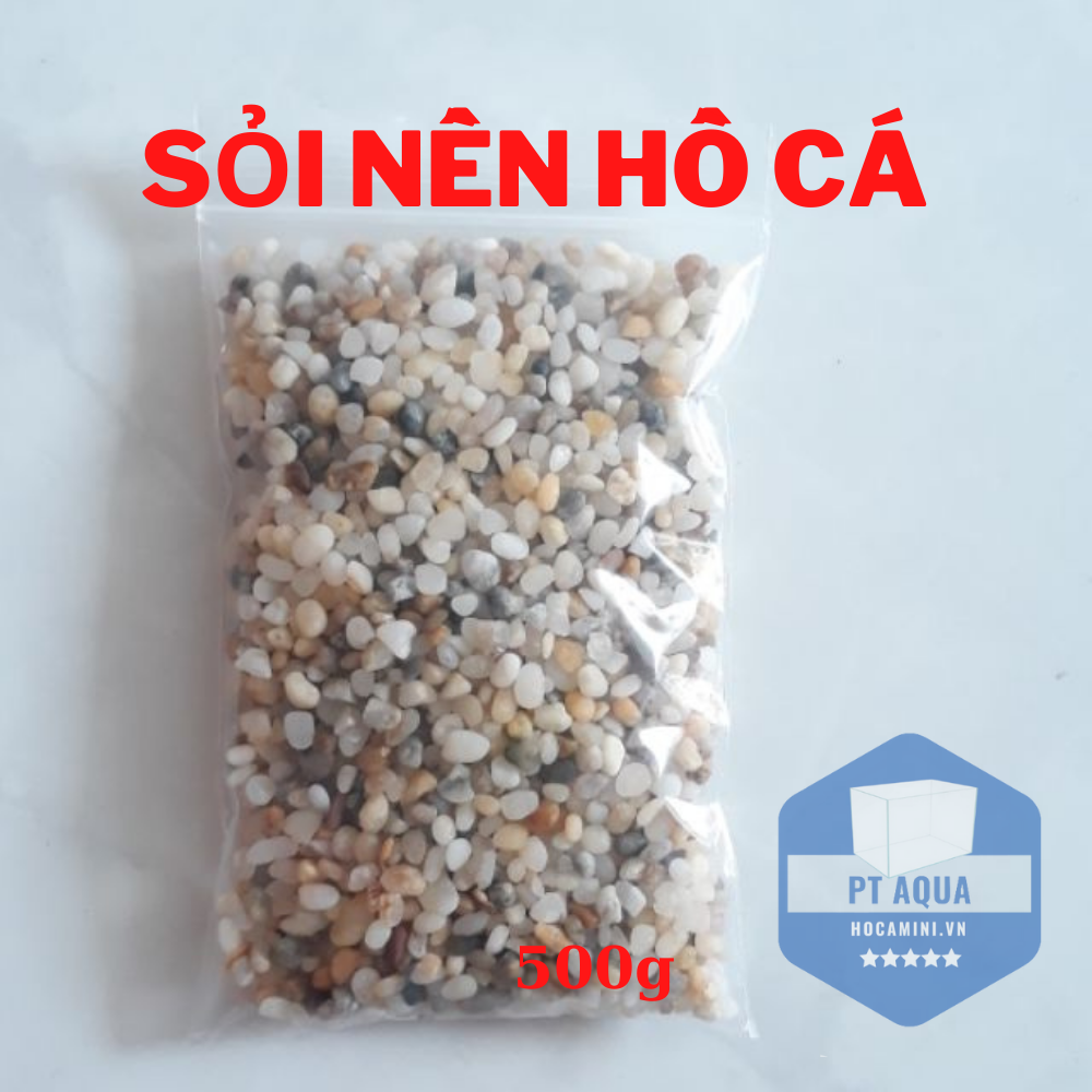 Sỏi nền hồ cá , sỏi muối tiêu trang trí hồ cá