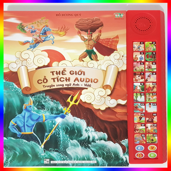Sách nói điện tử thông minh cho bé- Sách song ngữ Anh- Việt Truyện cổ tích Việt Nam Thế giới cổ tích Audio
