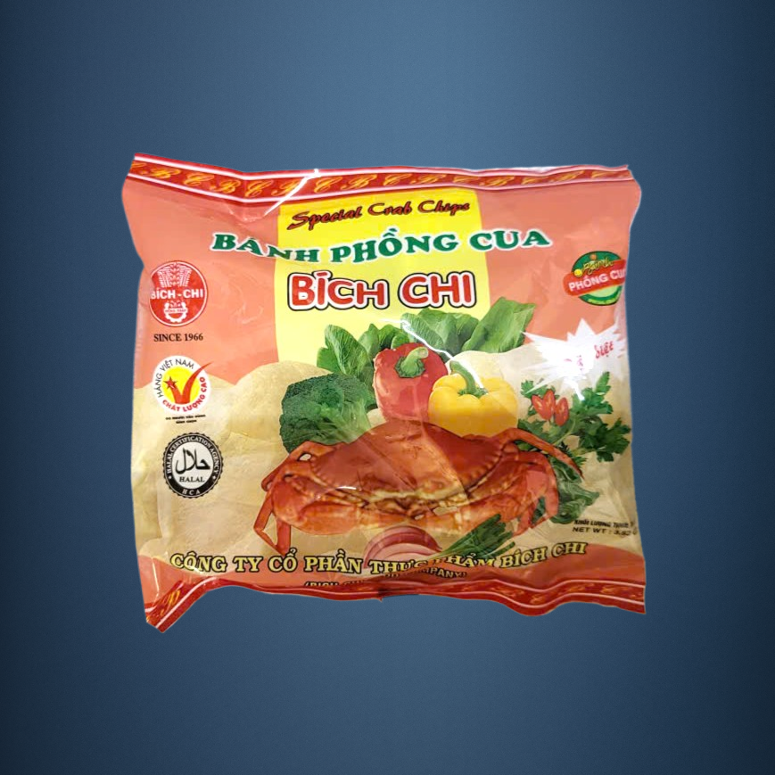 SET 10 gói CUA x 100gr - BÁNH PHỒNG CUA BÍCH CHI Crab Chips (HALAL)