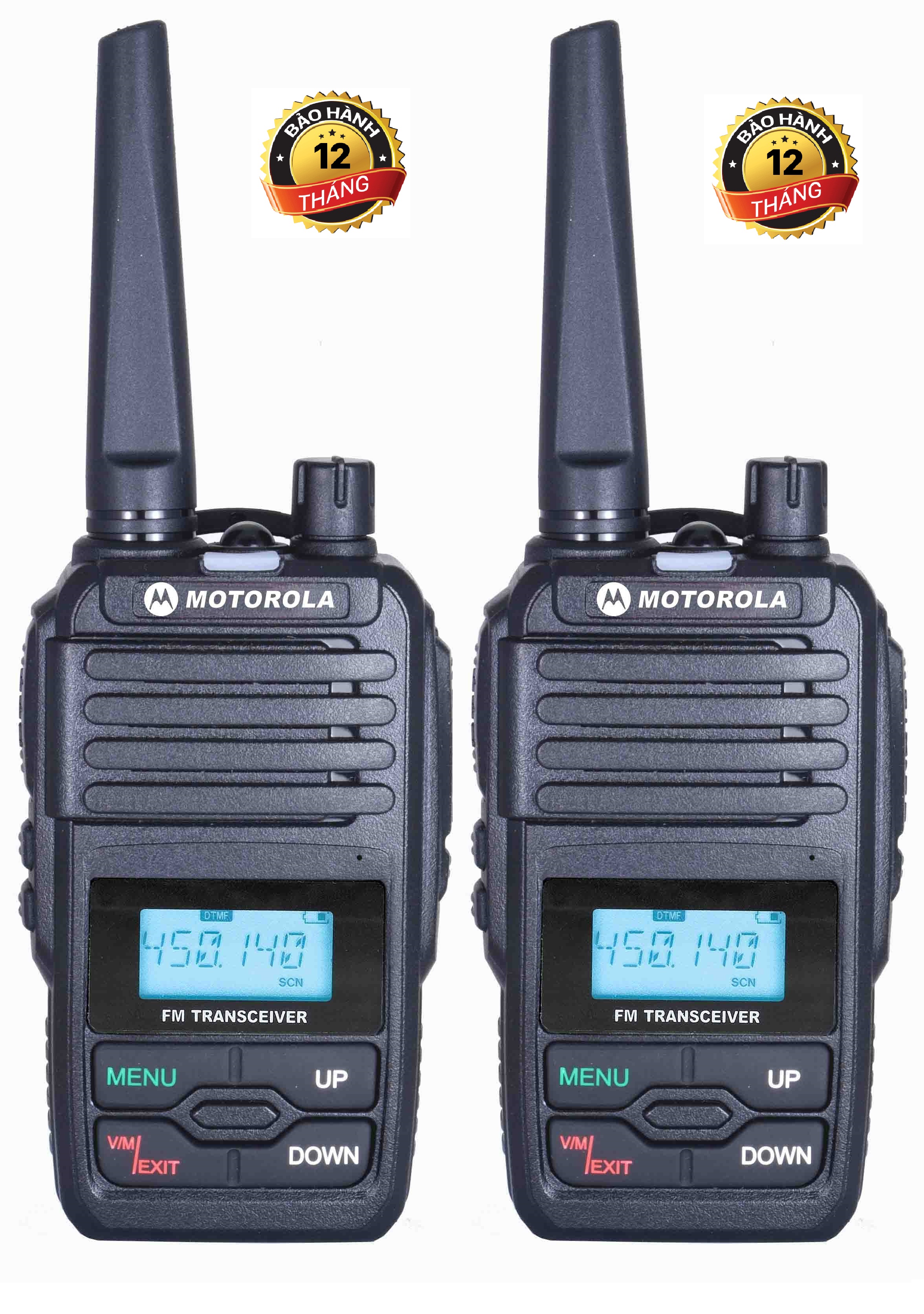 Bộ 2 Bộ đàm Motorola GP6660 (Bền bỉ, đẹp, cự ly liên lạc xa)