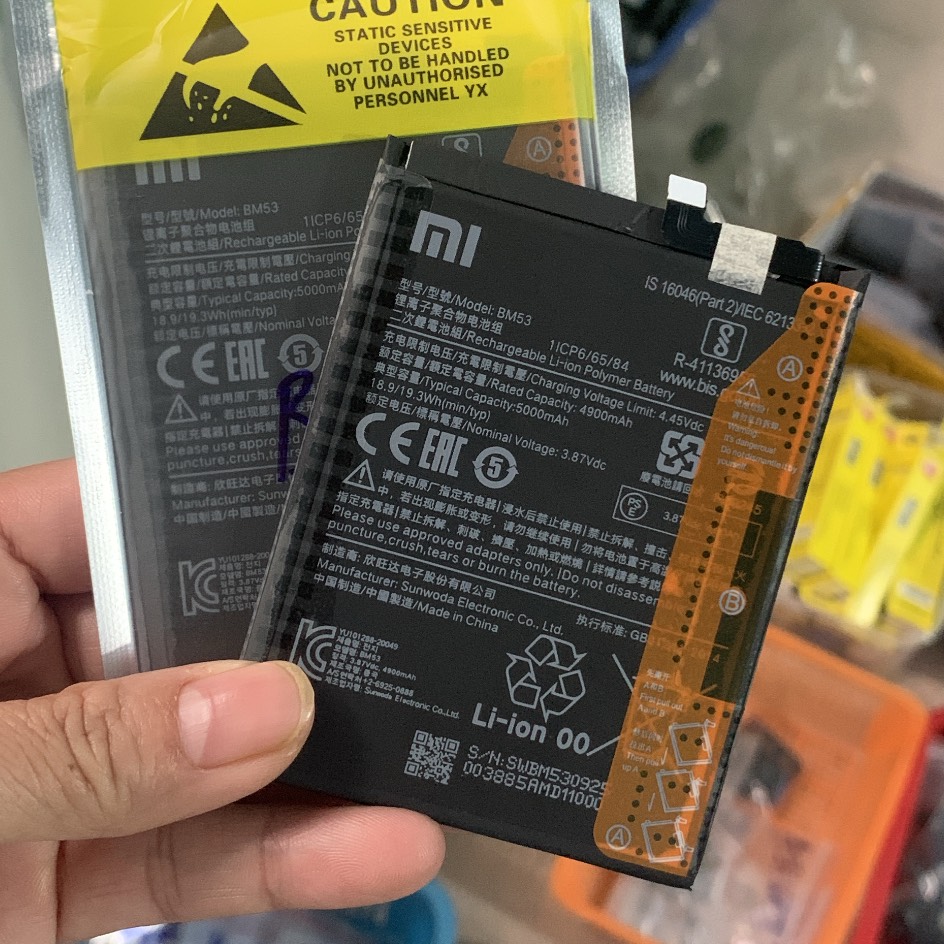 Pin zin xiaomi mi10t / mi 10t / mi10t pro / bm53 dung lượng 5000mah