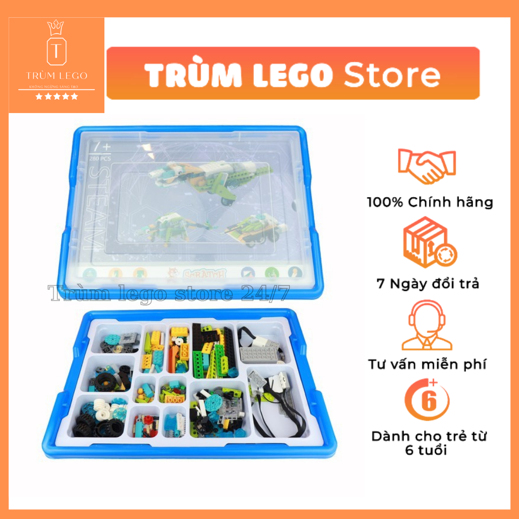 Lego education robot wedo 2.0 280 psc lego tích hợp lập trình thông minh chính hãng