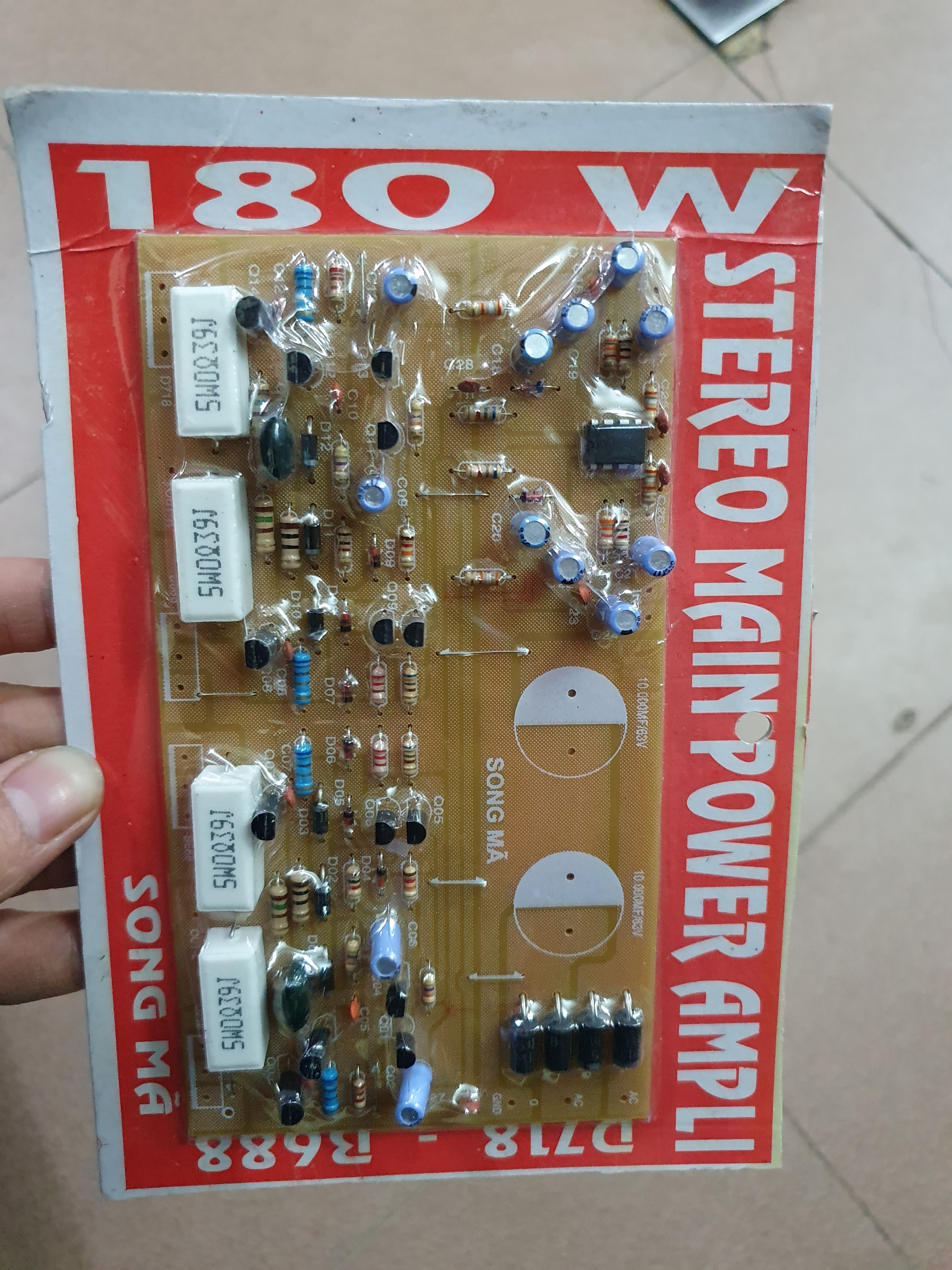 bo mạch song mã 4 sò 180w