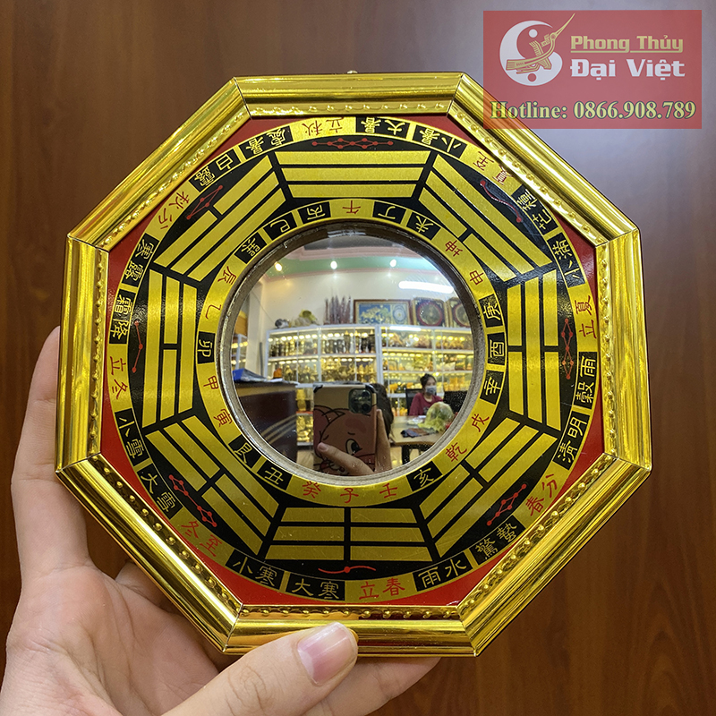 Gương Tiên Thiên Bát Quái cầu Lồi- Gương Composite