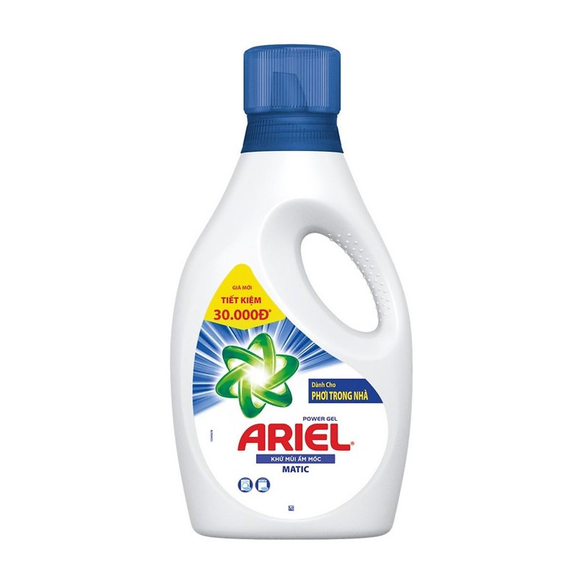 Nước Giặt Ariel Khử Mùi Ẩm Mốc Chai 2.4kg