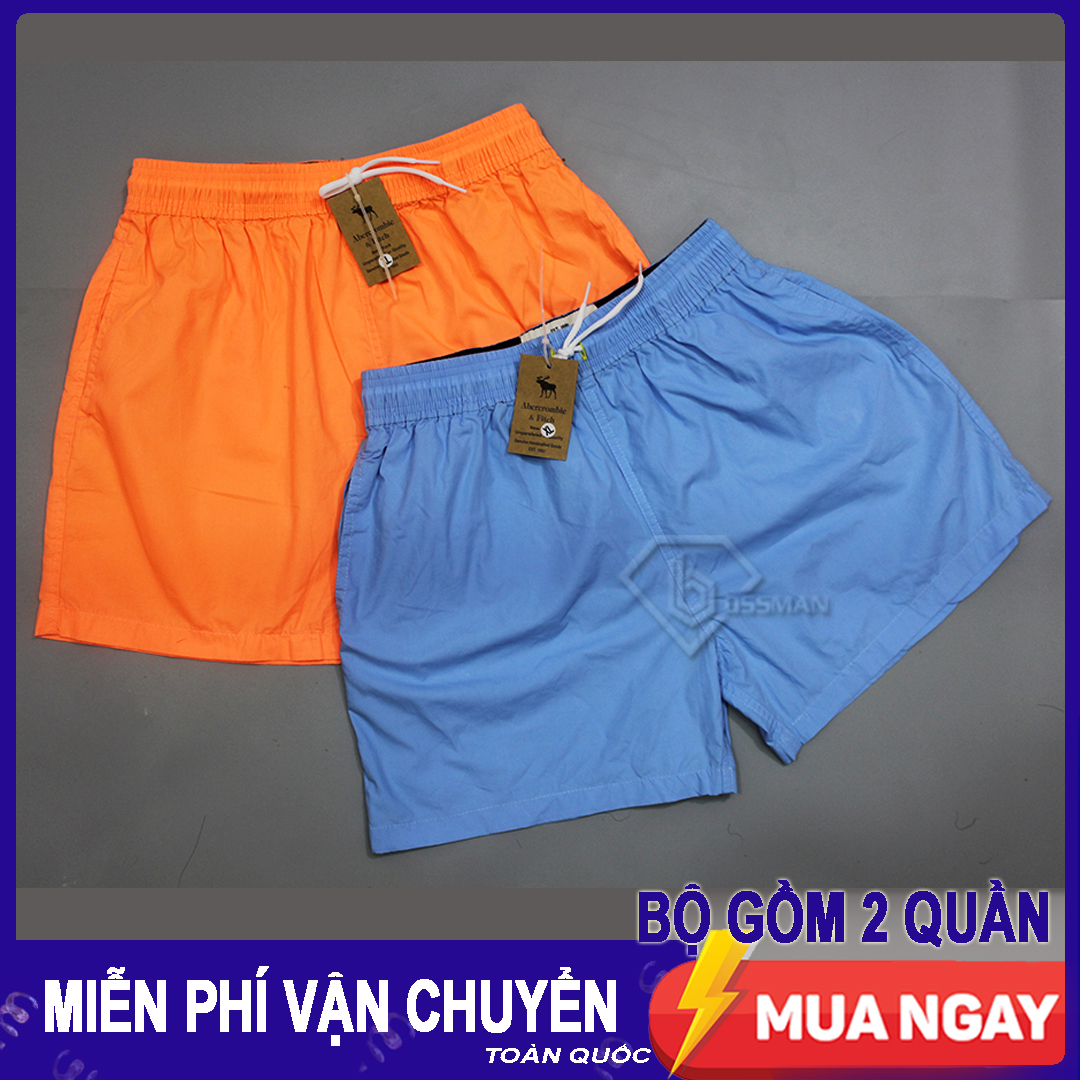 [HCM]COMBO 2 Quần Đùi Boxer Nam có túi- Quần Ngủ Nam Cao Cấp - Hàng VNXK Loại 1