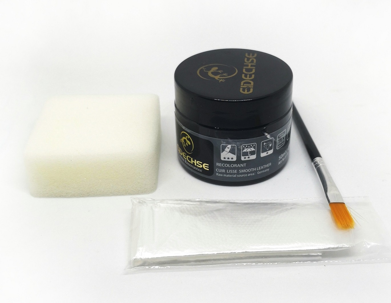 Sơn chuyên dụng cho da - tặng chổi quét sơn - sơn đổi mầu cho túi da ví da giầy da - sơn sửa chữa vết bong tróc đồ da - sơn làm mới đồ da - sơn đặc chủng cho đồ da