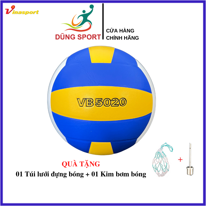 Bóng chuyền Thăng Long 5020 - chất liệu da PVC tiêu chuẩn thi đấu chính hãng