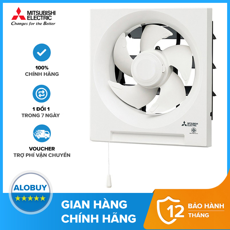 Quạt hút thông gió ốp tường hai chiều mitsubishi ex-25rh5t