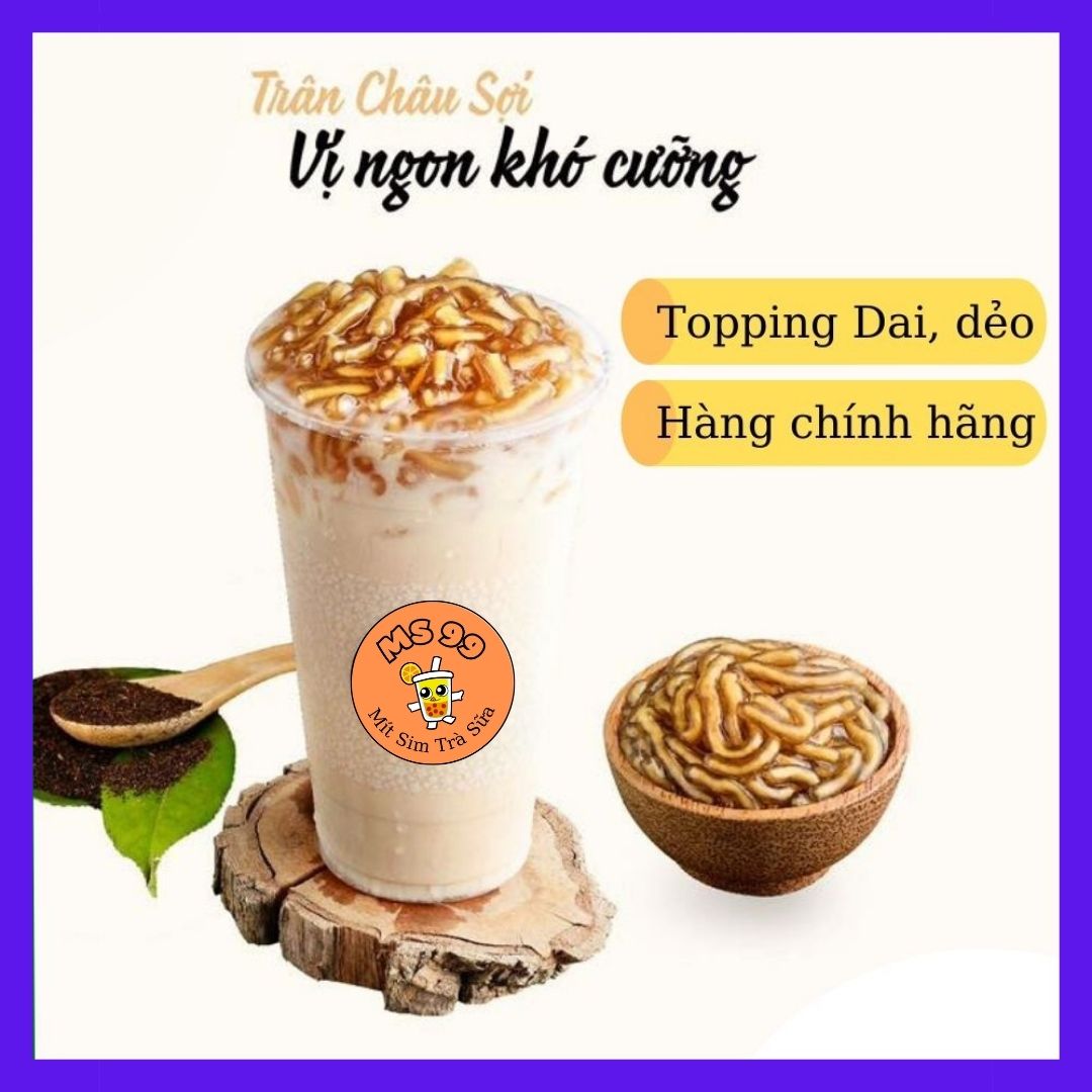 trân châu/trân châu sợi. Krub.O gói 200g-400g-800g/nguyên liệu làm trà sữa/MS99