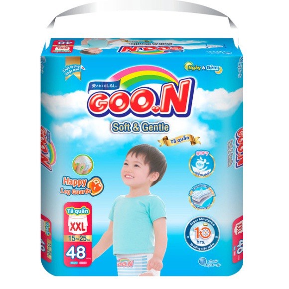 Tã quần goon soft & gentle l52/xl50/xxl48