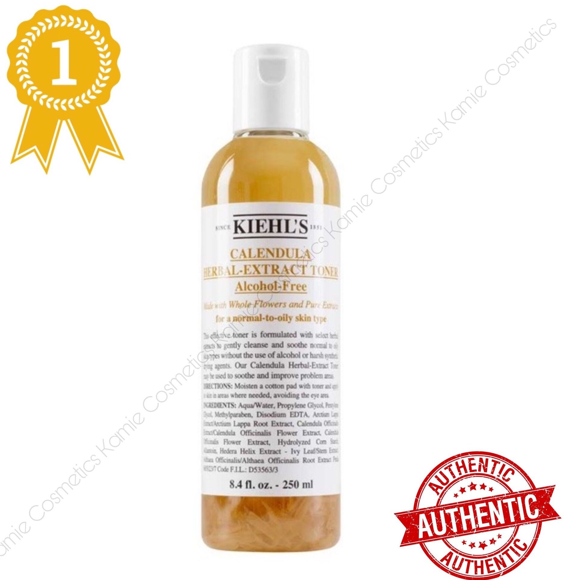 Kiehl's Calendula Herbal Extract-Toner - Nước Cân Bằng Da, Chiết Xuất Từ Hoa Cúc - 500ml