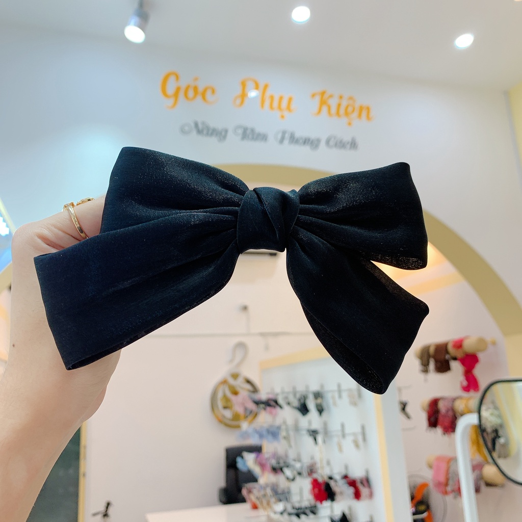 Kẹp Nơ/Kẹp Lững/Kẹp Nữa Đầu Dễ Thương, Phụ Kiện Tóc Nữ, Thời Trang Hàn Quốc