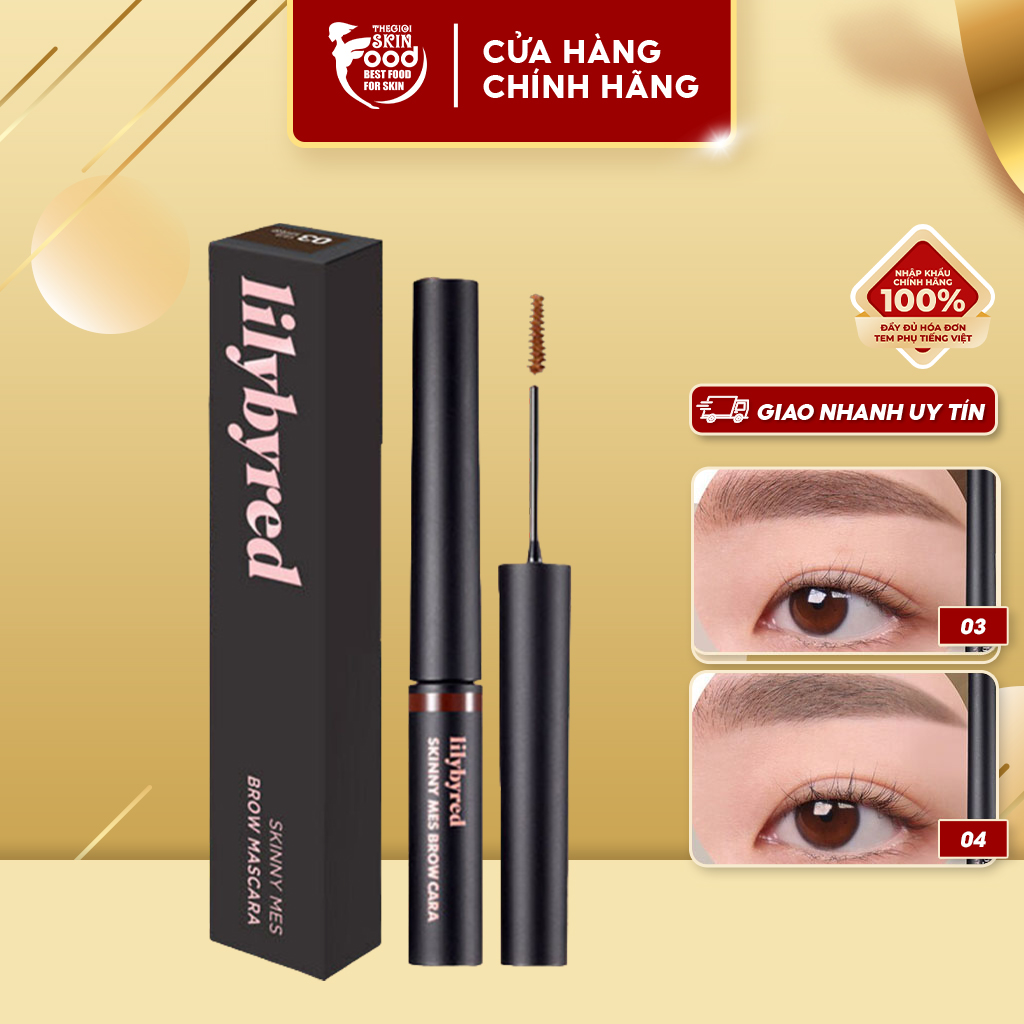 Mascara Chân Mày Siêu Tự Nhiên Lilybyred Skinny Mes Brow Mascara 3.5g