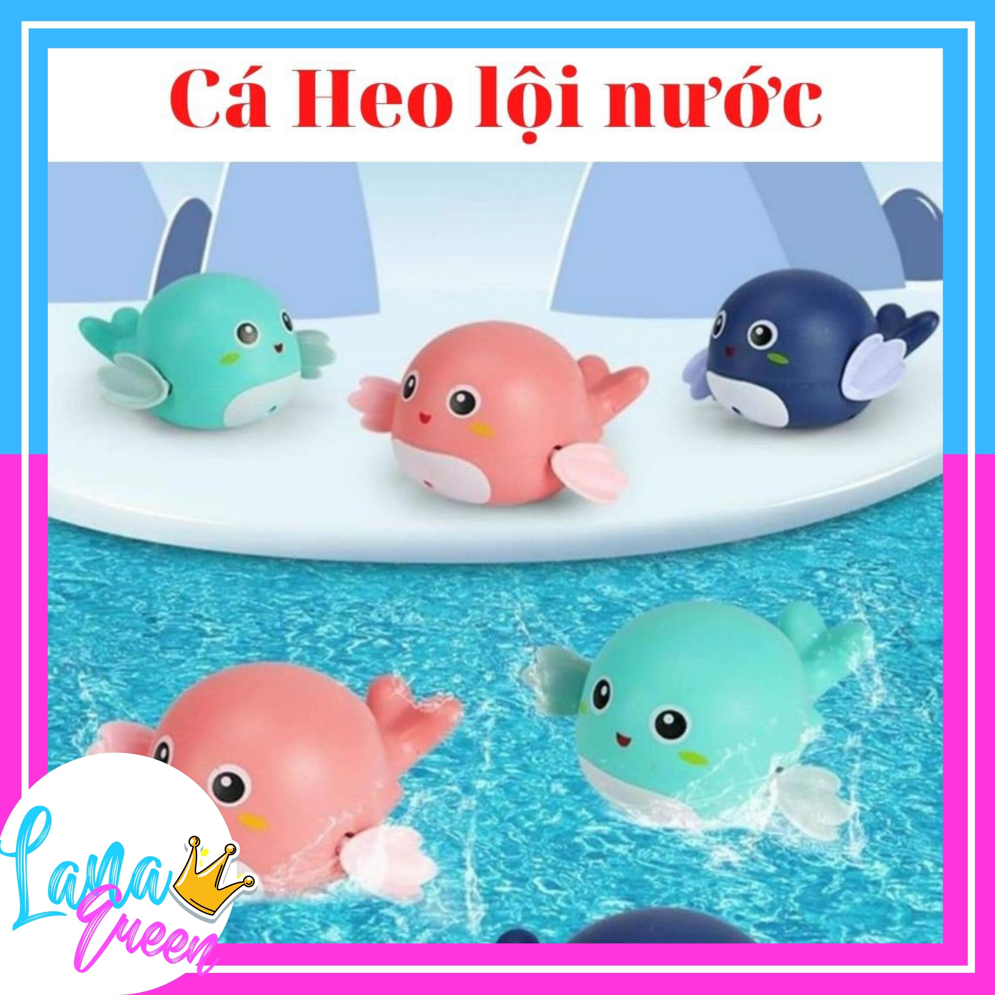 Đồ Chơi Nhà Tắm CÁ VOI Chạy Cót Bơi Lội Dưới Nước Vui Nhộn Cho Bé - LANA QUEEN