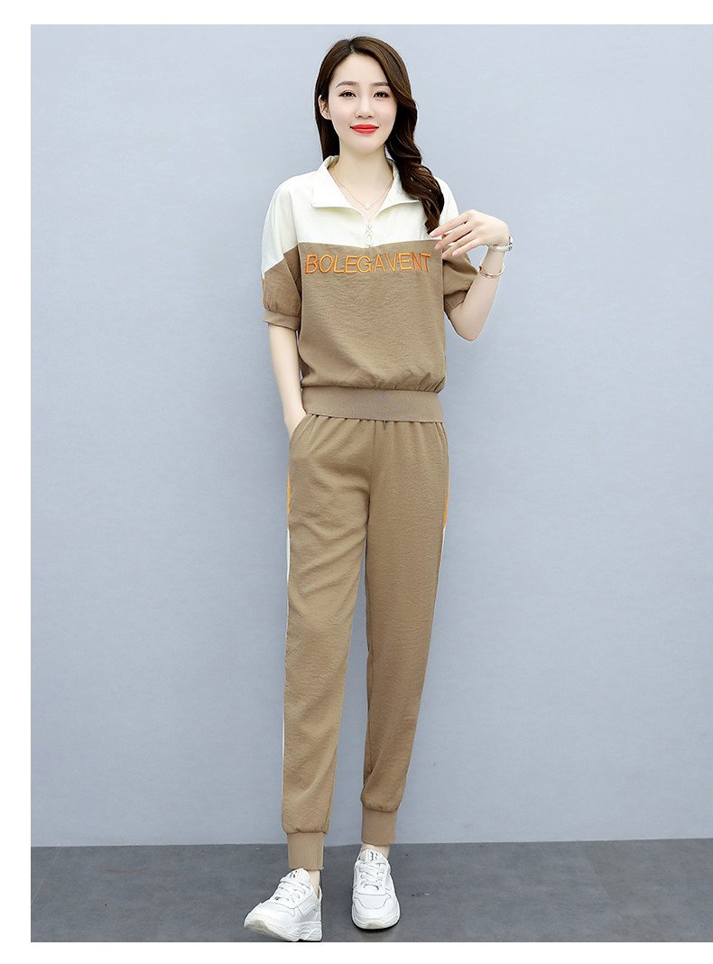 Set đồ nữ dáng thể thao bo gấu dáng thể thao năng động, trẻ trung T52