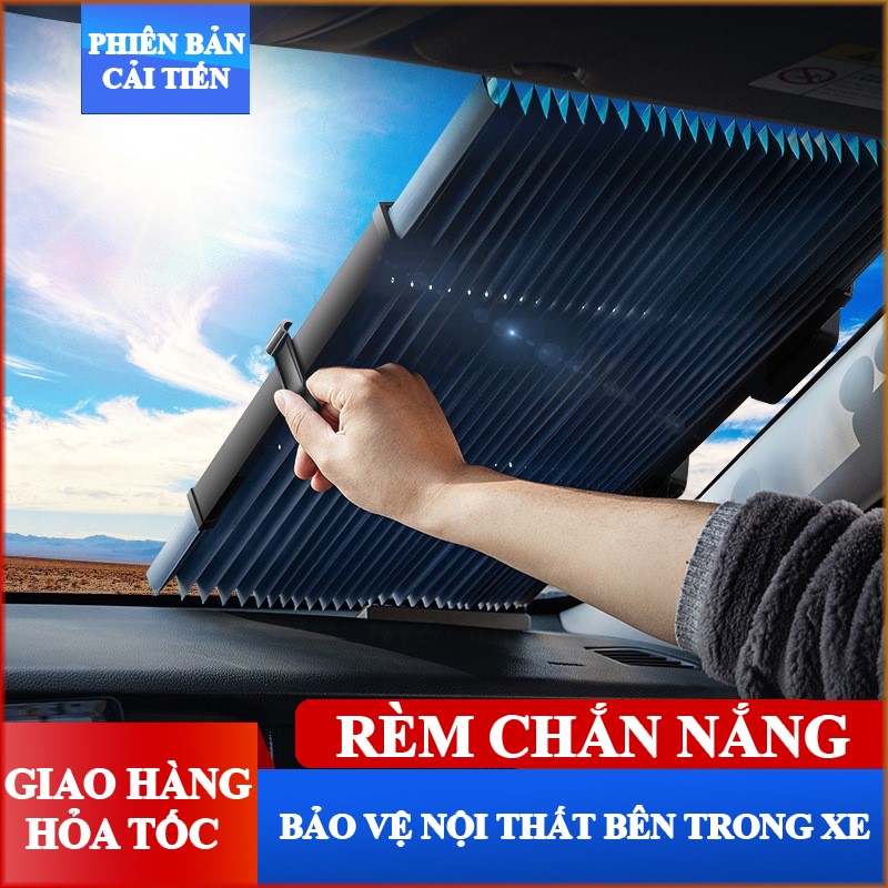 Rèm che nắng kính lái ô tô xe hơi cách nhiệt tấm che nắng ô tô xe hơi kính lái tấm che chắn nắng tráng bạc