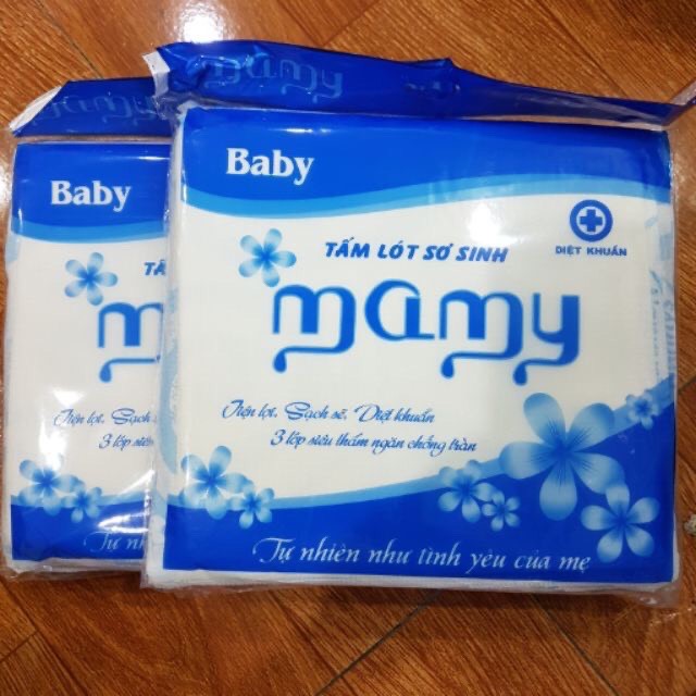 Tấm lót sơ sinh hiền trang - mamy 30 miếng/ 1 túi