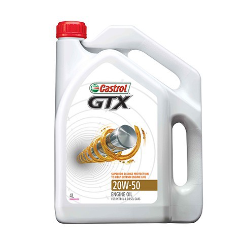 Nhớt xe ô tô cao cấp castrol gtx 20w50 4l