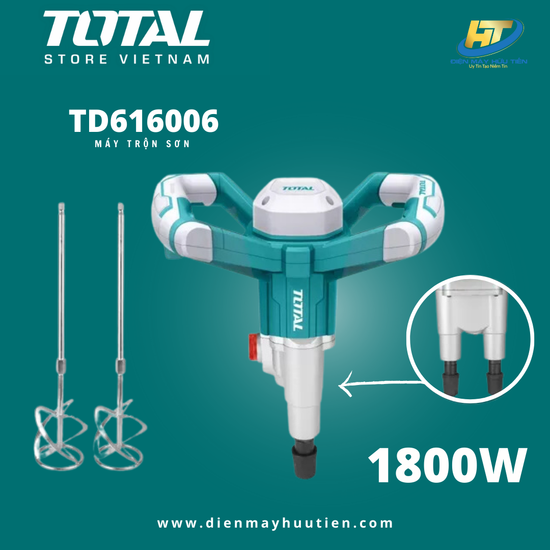 Máy trộn sơn 1800w total td616006