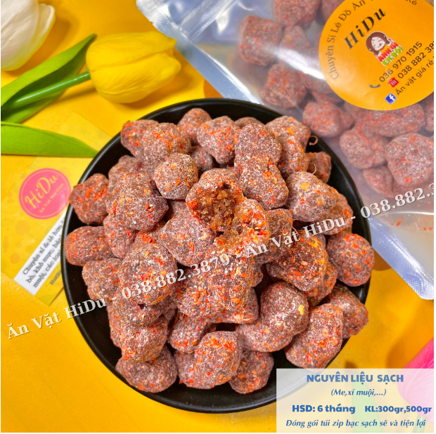 Me xí muội chùm ruột chua cay đặc biệt Ăn vặt HiDu