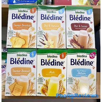 Bột lắc sữa bledina vị tự nhiên cho bé 4/6m hộp 250g/400g