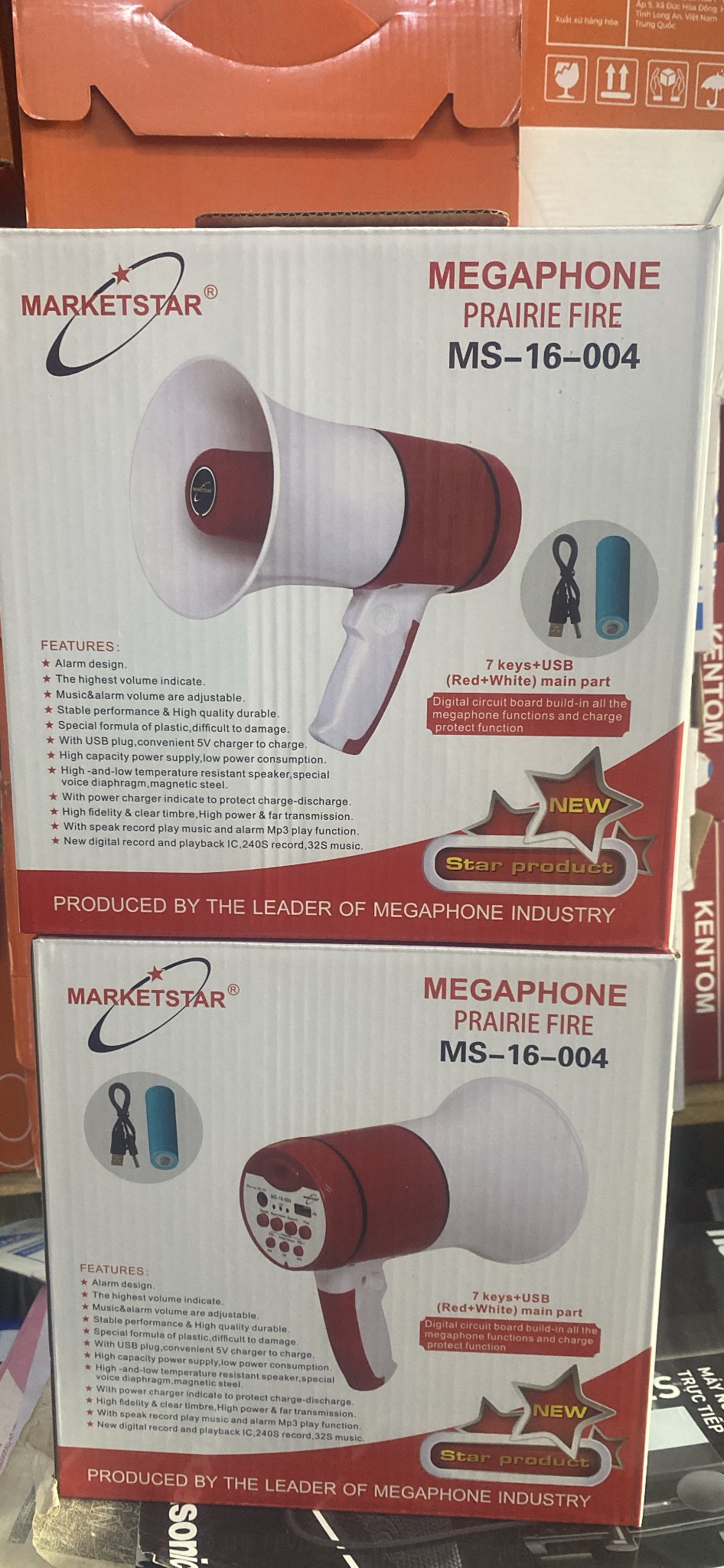 Loa ghi âm rao bán hàng loa phóng thanh cầm tay 004