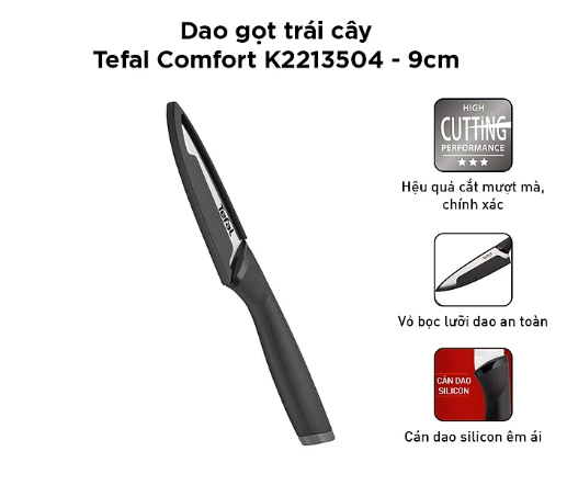 |hỏa tốc 2h| dao gọt trái cây tefal comfort k2213504