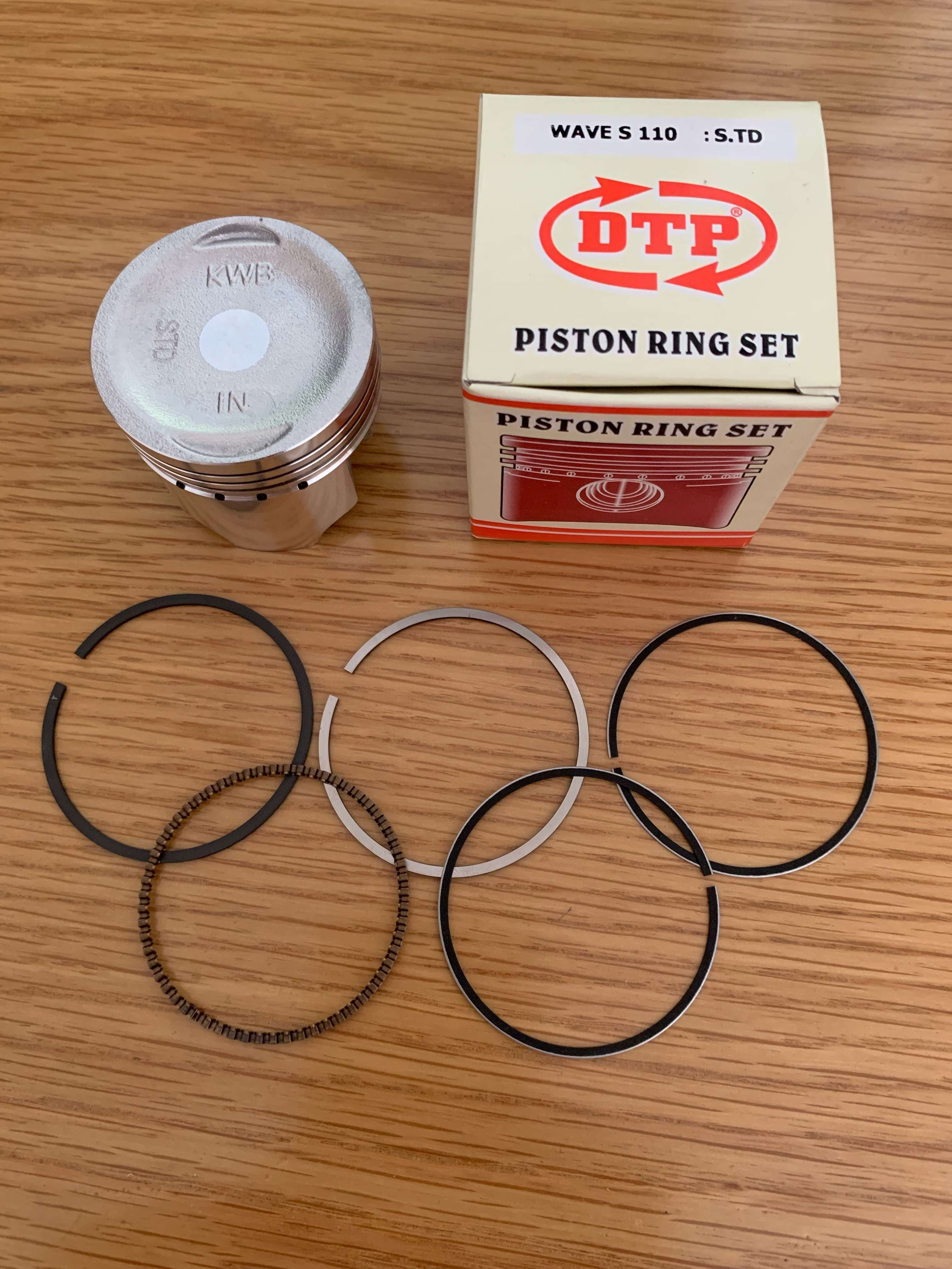 Piston bạc dành cho xe wave s 110cc